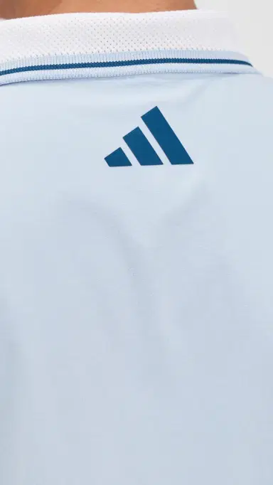Adidas Golf Beyond Twistknit Polo Shirt Crystal ky | Thumbnail 6 Adidas Golf Beyond Twistknit Polo Shirt Crystal ky | Thumbnail 6