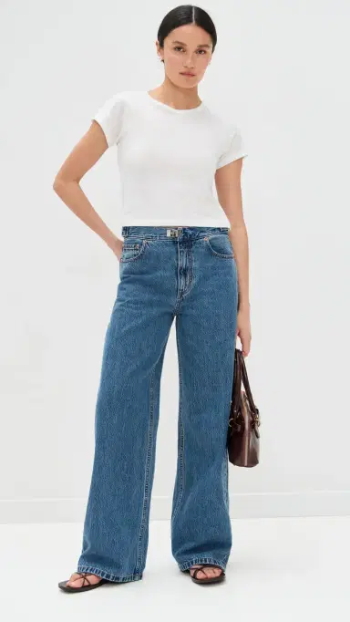 STILL HERE Buckle Jeans Classic Blue 24 | Thumbnail 5 STILL HERE Buckle Jeans Classic Blue 24 | Thumbnail 5