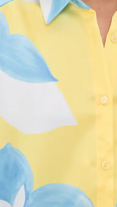 SEVEN WONDERS Alara Short Sleeve Shirt Amoree Lemon | Thumbnail 6 SEVEN WONDERS Alara Short Sleeve Shirt Amoree Lemon | Thumbnail 6