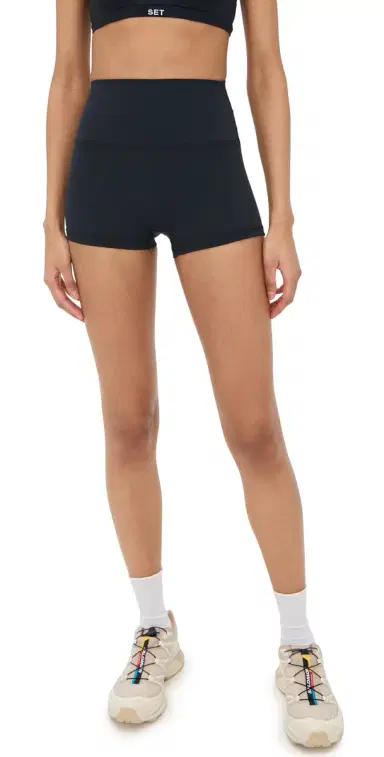 SET A1 Breathe Mini Shorts Onyx | Thumbnail 1 SET A1 Breathe Mini Shorts Onyx | Thumbnail 1