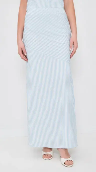 Seven Wonders Dania ow Waist Maxi Skirt Blue Stripe | Thumbnail 2 Seven Wonders Dania ow Waist Maxi Skirt Blue Stripe | Thumbnail 2