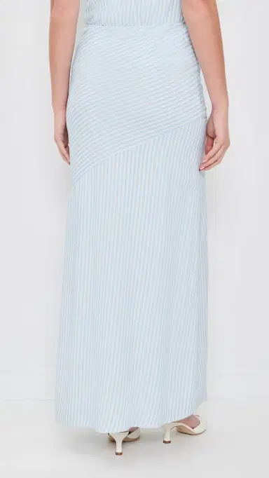 Seven Wonders Dania ow Waist Maxi Skirt Blue Stripe | Thumbnail 3 Seven Wonders Dania ow Waist Maxi Skirt Blue Stripe | Thumbnail 3