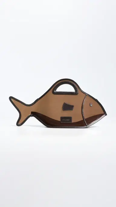 Staud Cleo Fish Tote Espresso | Thumbnail 2 Staud Cleo Fish Tote Espresso | Thumbnail 2