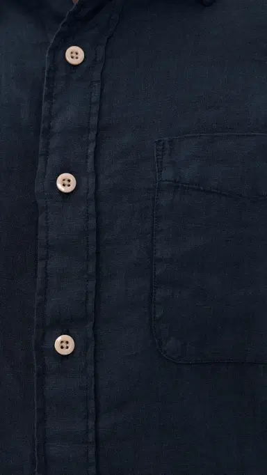 Faherty Laguna Linen Shirt Island Navy | Thumbnail 6 Faherty Laguna Linen Shirt Island Navy | Thumbnail 6