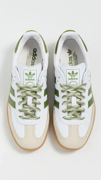 Adidas Samba OG W Sneakers White/Tech Olive 5 | Thumbnail 6 Adidas Samba OG W Sneakers White/Tech Olive 5 | Thumbnail 6