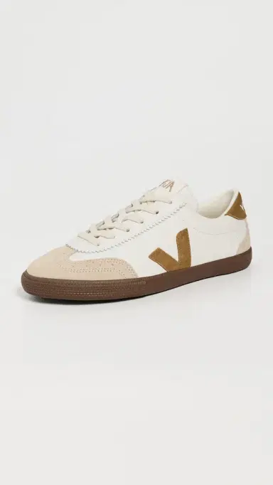 Veja Leather Volley Sneakers White Tent Bark | Thumbnail 2 Veja Leather Volley Sneakers White Tent Bark | Thumbnail 2