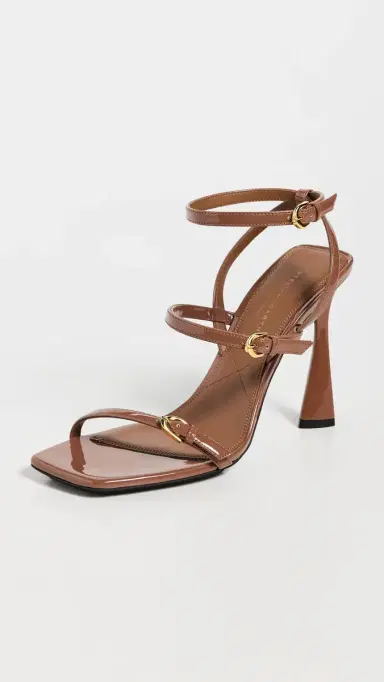 Stella McCartney Elsa Patent Heeled Sandals 100mm | Thumbnail 2 Stella McCartney Elsa Patent Heeled Sandals 100mm | Thumbnail 2