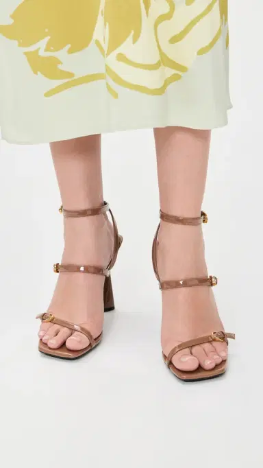 Stella McCartney Elsa Patent Heeled Sandals 100mm | Thumbnail 5 Stella McCartney Elsa Patent Heeled Sandals 100mm | Thumbnail 5
