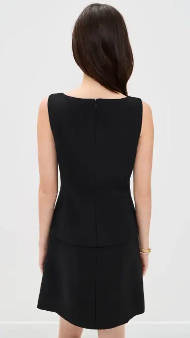 Theory Mini Dress Black | Thumbnail 3 Theory Mini Dress Black | Thumbnail 3
