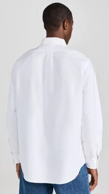 Polo Ralph Lauren Classic Fit Garment Dyed Oxford Shirt White | Thumbnail 3 Polo Ralph Lauren Classic Fit Garment Dyed Oxford Shirt White | Thumbnail 3