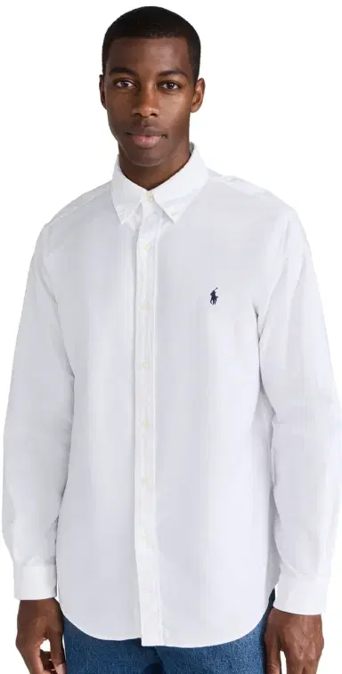 Polo Ralph Lauren Classic Fit Garment Dyed Oxford Shirt White | Thumbnail 1 Polo Ralph Lauren Classic Fit Garment Dyed Oxford Shirt White | Thumbnail 1
