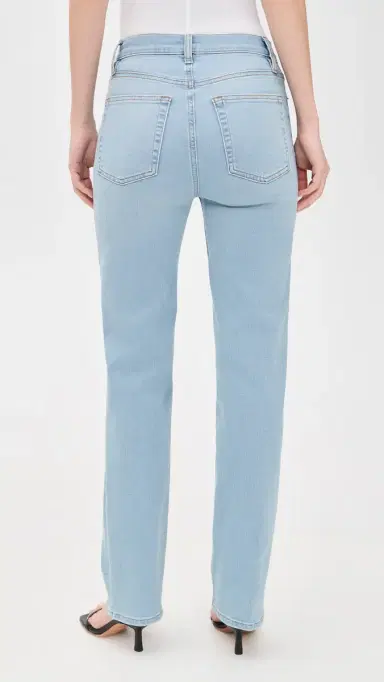 Frame Le Sleek Straight Long Jeans | Thumbnail 3 Frame Le Sleek Straight Long Jeans | Thumbnail 3