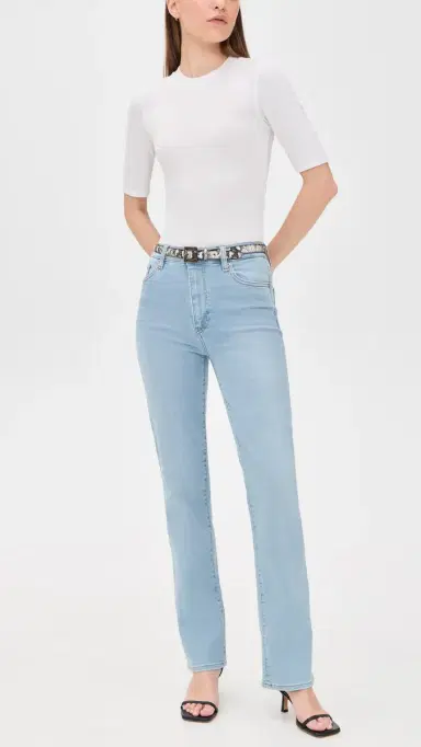 Frame Le Sleek Straight Long Jeans | Thumbnail 5 Frame Le Sleek Straight Long Jeans | Thumbnail 5
