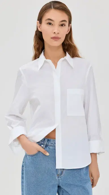 TWP Boyfriend Shirt White | Thumbnail 2 TWP Boyfriend Shirt White | Thumbnail 2