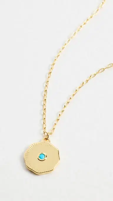 Gorjana Birthstone Coin Necklace December One Size | Thumbnail 2 Gorjana Birthstone Coin Necklace December One Size | Thumbnail 2