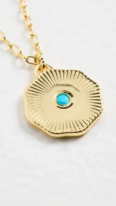 Gorjana Birthstone Coin Necklace December One Size | Thumbnail 4 Gorjana Birthstone Coin Necklace December One Size | Thumbnail 4