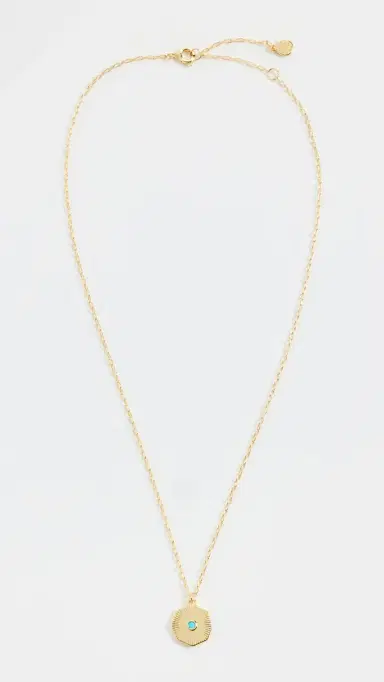 Gorjana Birthstone Coin Necklace December One Size | Thumbnail 5 Gorjana Birthstone Coin Necklace December One Size | Thumbnail 5