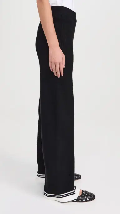 English Factory Contrast Stripe Detail Pants Black/Ivory S | Thumbnail 4 English Factory Contrast Stripe Detail Pants Black/Ivory S | Thumbnail 4