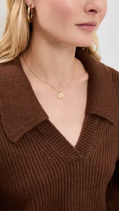 Gorjana Birthstone Coin Necklace October One Size | Thumbnail 3 Gorjana Birthstone Coin Necklace October One Size | Thumbnail 3