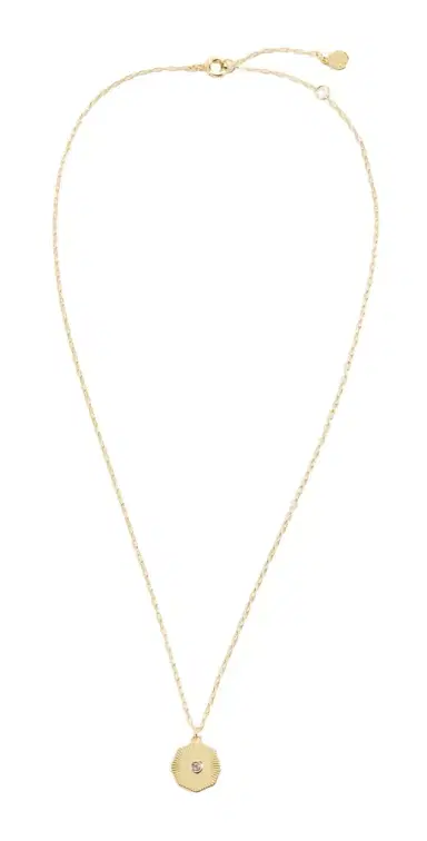 Gorjana Birthstone Coin Necklace October One Size | Thumbnail 1 Gorjana Birthstone Coin Necklace October One Size | Thumbnail 1