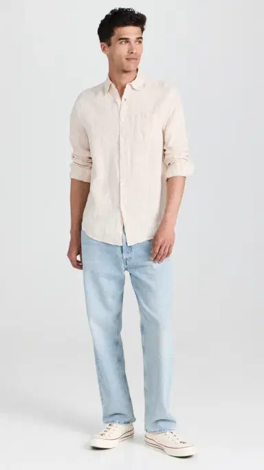 Portuguese Flannel Linen Shirt | Thumbnail 5 Portuguese Flannel Linen Shirt | Thumbnail 5