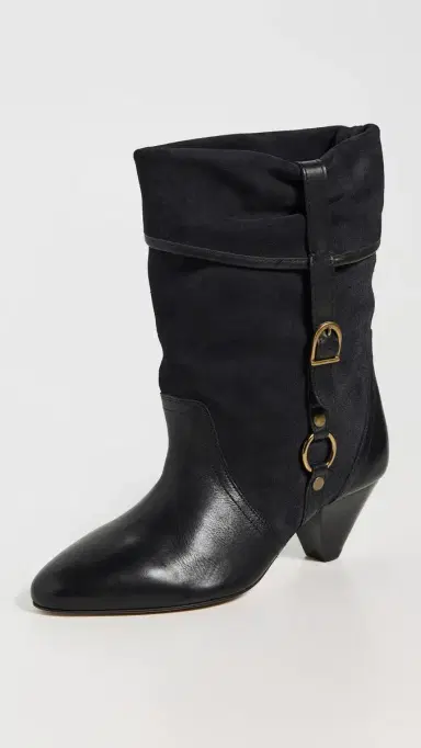 Isabel Marant Darner Buckle Boots Faded Black | Thumbnail 2 Isabel Marant Darner Buckle Boots Faded Black | Thumbnail 2