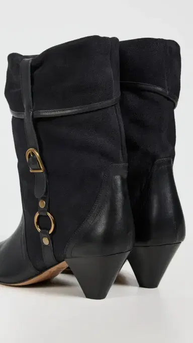 Isabel Marant Darner Buckle Boots Faded Black | Thumbnail 4 Isabel Marant Darner Buckle Boots Faded Black | Thumbnail 4