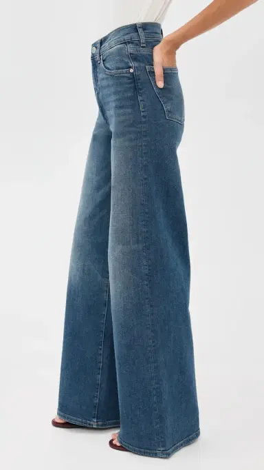 DL1961 Hepburn High Rise Wide Leg Jeans Oceanside (Ultimate) | Thumbnail 4 DL1961 Hepburn High Rise Wide Leg Jeans Oceanside (Ultimate) | Thumbnail 4