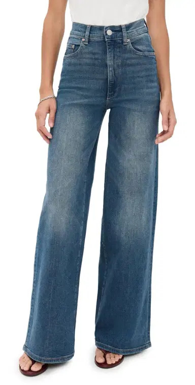 DL1961 Hepburn High Rise Wide Leg Jeans Oceanside (Ultimate) | Thumbnail 1 DL1961 Hepburn High Rise Wide Leg Jeans Oceanside (Ultimate) | Thumbnail 1