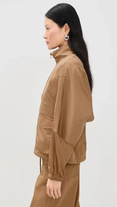 Polo Ralph Lauren Nylon Windbreaker Jacket Cafe Tan | Thumbnail 4 Polo Ralph Lauren Nylon Windbreaker Jacket Cafe Tan | Thumbnail 4
