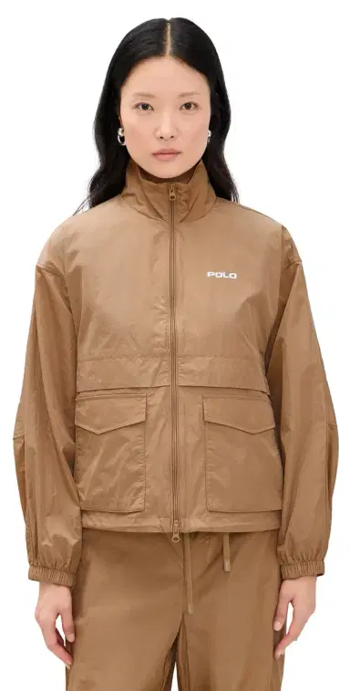 Polo Ralph Lauren Nylon Windbreaker Jacket Cafe Tan | Thumbnail 1 Polo Ralph Lauren Nylon Windbreaker Jacket Cafe Tan | Thumbnail 1