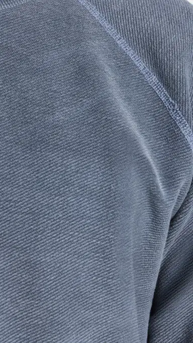 Save Khaki Twillback Terry Reversible Crew Sweatshirt Navy | Thumbnail 6 Save Khaki Twillback Terry Reversible Crew Sweatshirt Navy | Thumbnail 6