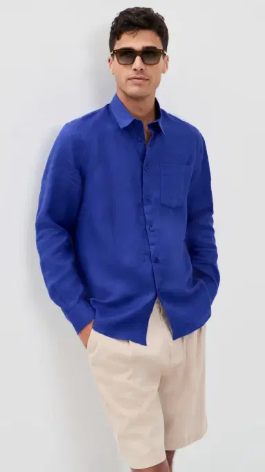 Vilebrequin Caroubis Linen Shirt arrakech | Thumbnail 2 Vilebrequin Caroubis Linen Shirt arrakech | Thumbnail 2