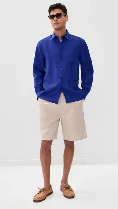Vilebrequin Caroubis Linen Shirt arrakech | Thumbnail 5 Vilebrequin Caroubis Linen Shirt arrakech | Thumbnail 5