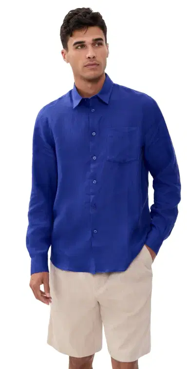 Vilebrequin Caroubis Linen Shirt arrakech | Thumbnail 1 Vilebrequin Caroubis Linen Shirt arrakech | Thumbnail 1