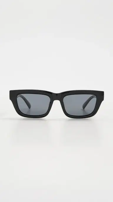 Le Specs Le Castle Sunglasses Black One Size | Thumbnail 2 Le Specs Le Castle Sunglasses Black One Size | Thumbnail 2