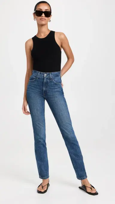 Co Hi-Rise Tapered Denim Jeans Indigo 24 | Thumbnail 5 Co Hi-Rise Tapered Denim Jeans Indigo 24 | Thumbnail 5