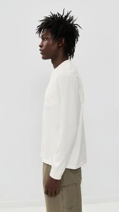 Madewell Vintage Long Sleeve Tee oft White | Thumbnail 4 Madewell Vintage Long Sleeve Tee oft White | Thumbnail 4