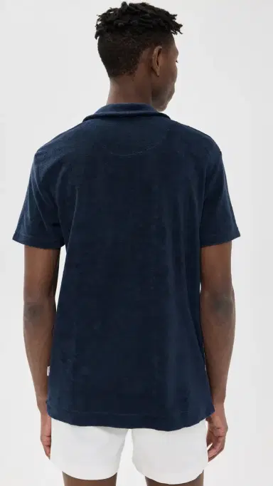 Orlebar Brown Terry Polo Navy S | Thumbnail 3 Orlebar Brown Terry Polo Navy S | Thumbnail 3