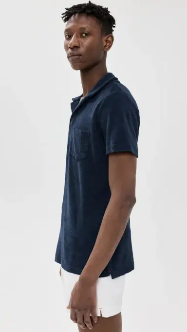 Orlebar Brown Terry Polo Navy S | Thumbnail 4 Orlebar Brown Terry Polo Navy S | Thumbnail 4