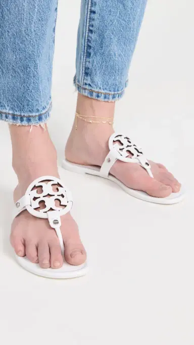 Tory Burch Miller Sandals Optic White | Thumbnail 3 Tory Burch Miller Sandals Optic White | Thumbnail 3