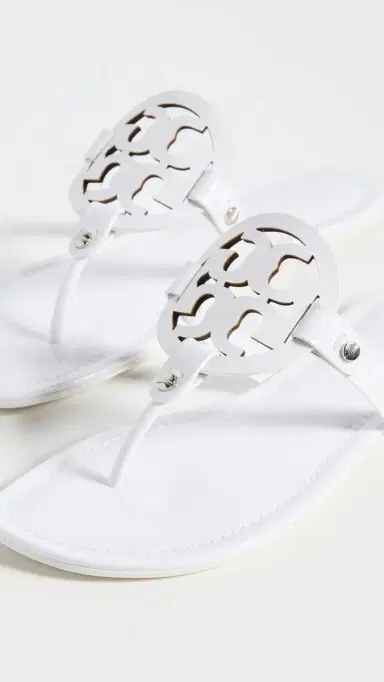 Tory Burch Miller Sandals Optic White | Thumbnail 6 Tory Burch Miller Sandals Optic White | Thumbnail 6