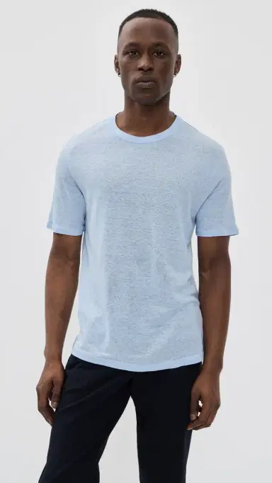 OFFICINE GÉNÉRALE inen Tee Dream Blue | Thumbnail 2 OFFICINE GÉNÉRALE inen Tee Dream Blue | Thumbnail 2
