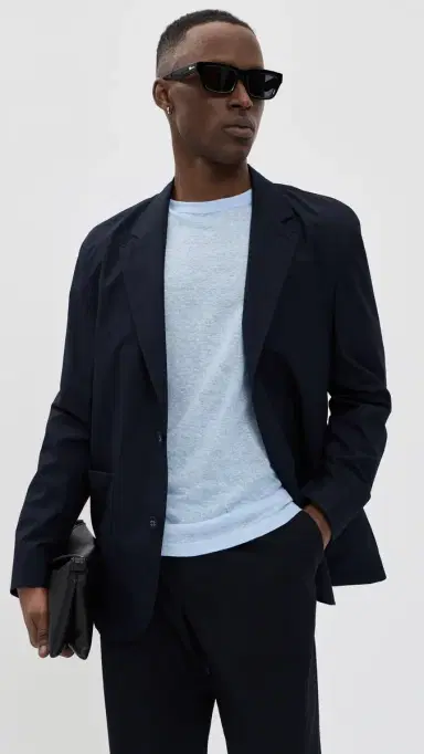 OFFICINE GÉNÉRALE inen Tee Dream Blue | Thumbnail 5 OFFICINE GÉNÉRALE inen Tee Dream Blue | Thumbnail 5