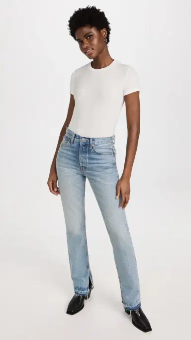L'Agence Ressi Crew Neck Tee White L | Thumbnail 5 L'Agence Ressi Crew Neck Tee White L | Thumbnail 5