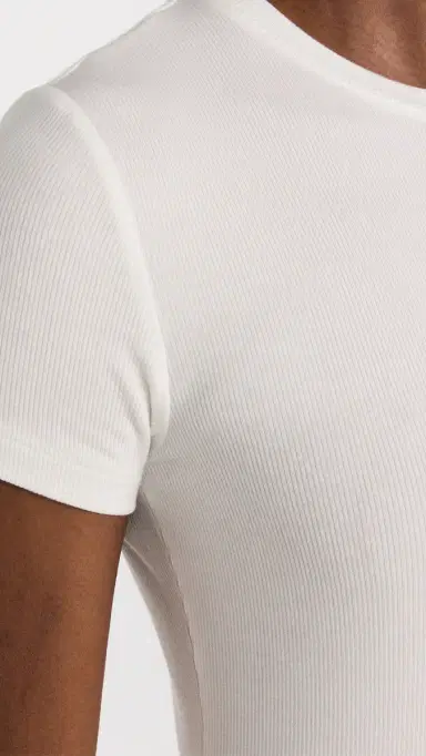 L'Agence Ressi Crew Neck Tee White L | Thumbnail 6 L'Agence Ressi Crew Neck Tee White L | Thumbnail 6