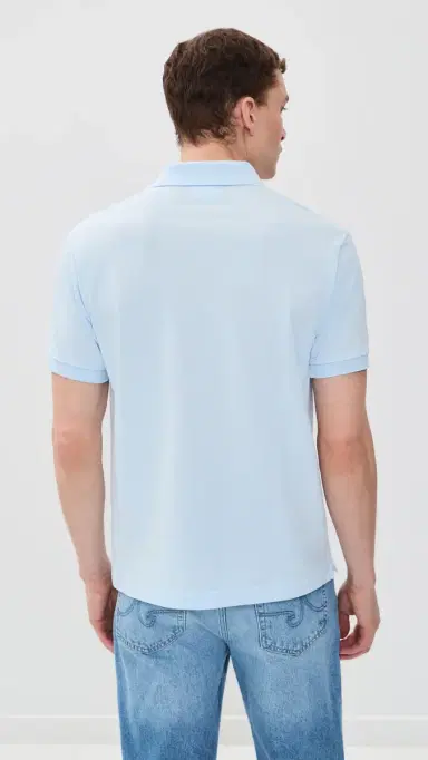Lacoste Original Cotton Pique Polo ight Blue | Thumbnail 3 Lacoste Original Cotton Pique Polo ight Blue | Thumbnail 3
