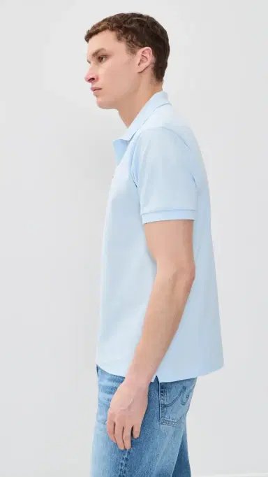 Lacoste Original Cotton Pique Polo ight Blue | Thumbnail 4 Lacoste Original Cotton Pique Polo ight Blue | Thumbnail 4