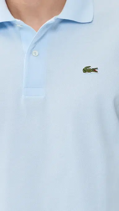 Lacoste Original Cotton Pique Polo ight Blue | Thumbnail 6 Lacoste Original Cotton Pique Polo ight Blue | Thumbnail 6