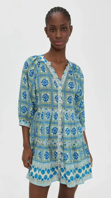 Bell Clara ini Dress Blue Yellow oitf | Thumbnail 2 Bell Clara ini Dress Blue Yellow oitf | Thumbnail 2